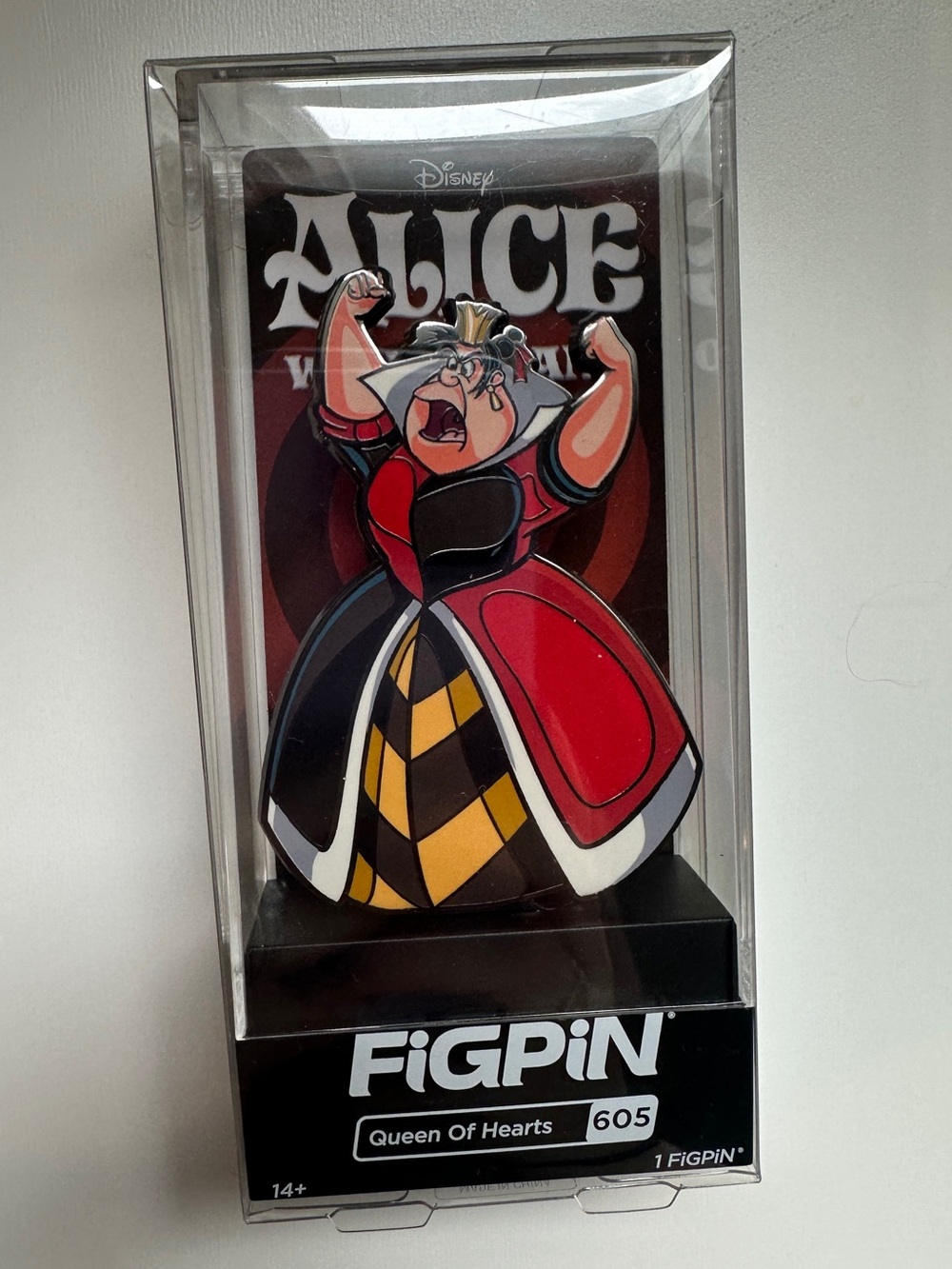 Disney Alice in Wonderland Queen of Hearts FigPin #605 Collectible Pin
